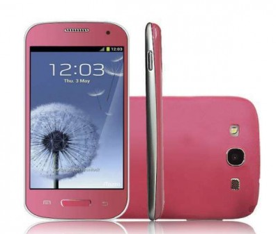 Cel.Smartphone S3 Wi-fi 2 Chips Galaxy Rosa - Desb réplica